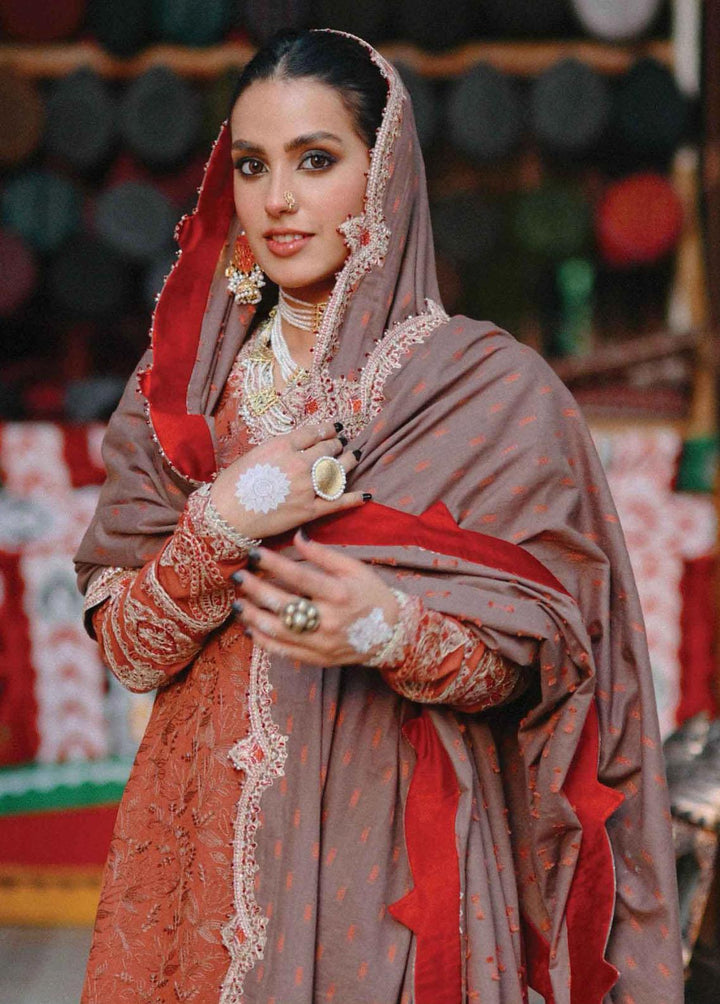 Sayonee by Qalamkar Embroidered  Suits Unstitched 3 Piece QLM22SL K-10 Armeena - Luxury Collection