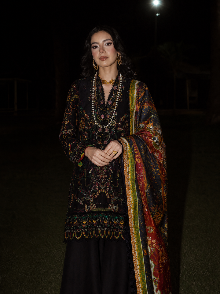 Ariya by Kanwal Malik Unstitched Embroidered Luxury Lawn 3 Piece Suit KM26UA D-6 ZARIA - Summer Collection