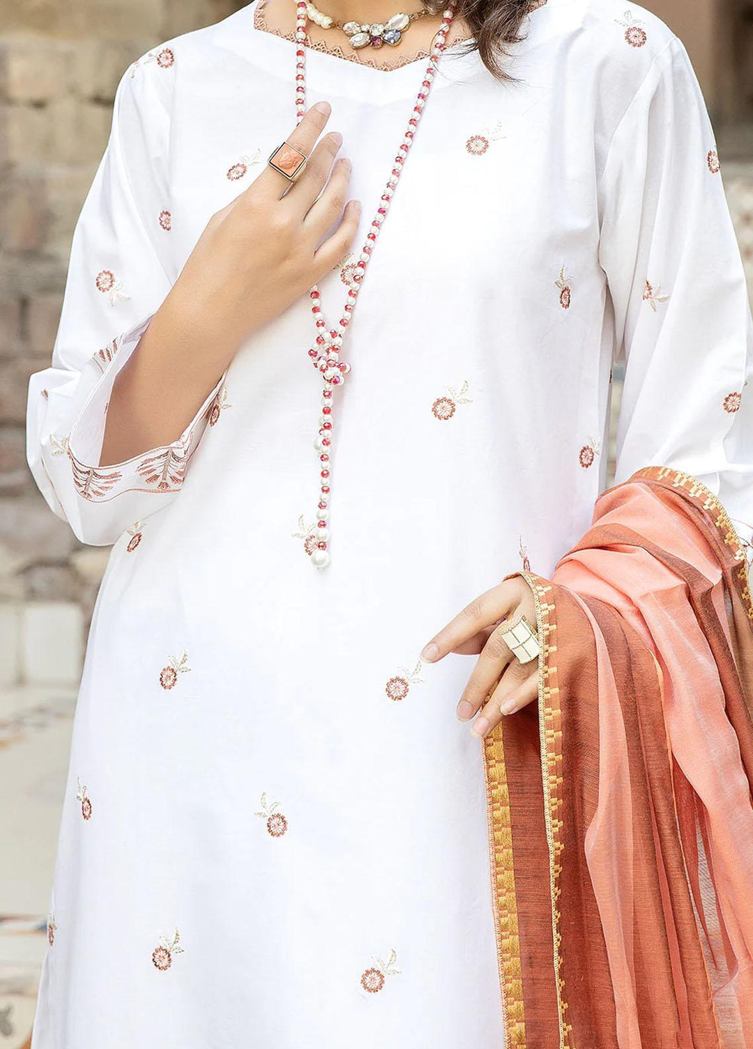 Scenic By Safwa Embroidered Lawn Suits Unstitched 3 Piece SW23S SSC-07 - Summer Collection