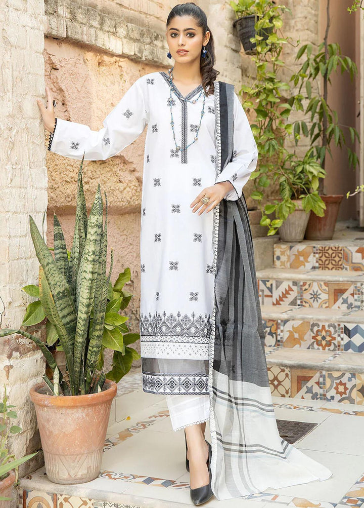 Scenic By Safwa Embroidered Lawn Suits Unstitched 3 Piece SW23S SSC-08 - Summer Collection