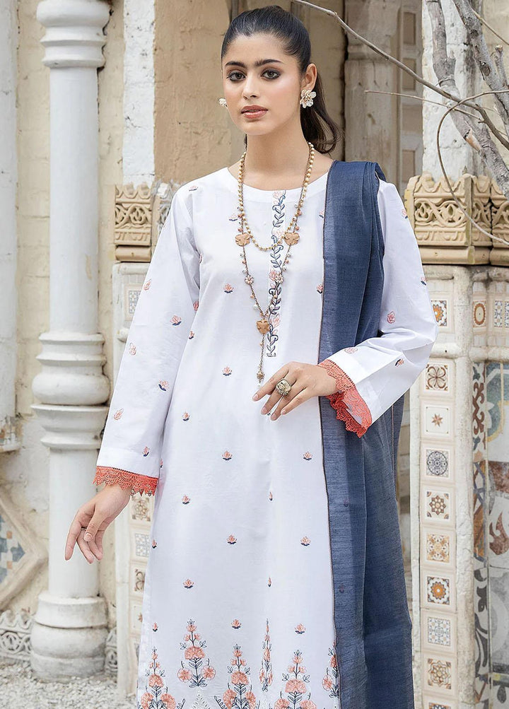Scenic By Safwa Embroidered Lawn Suits Unstitched 3 Piece SW23S SSC-09 - Summer Collection