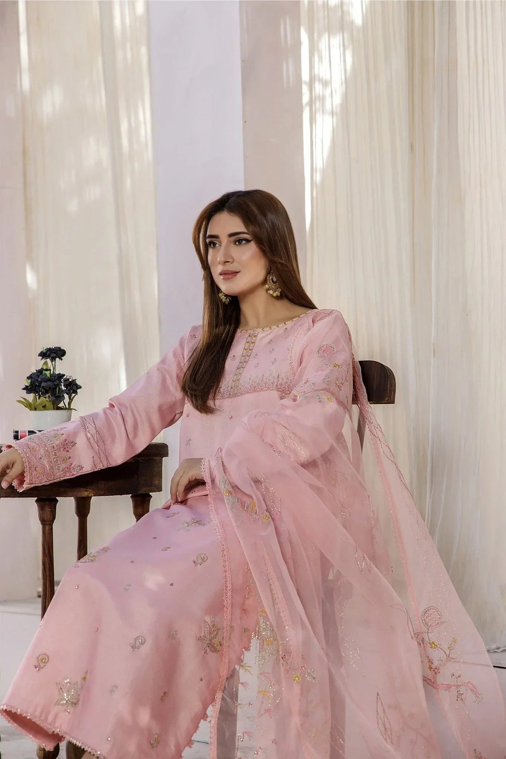 Sohani Rajwani By HM RTW Embroidered Lawn 3 Piece Suit Sea Pearl Festive Collection