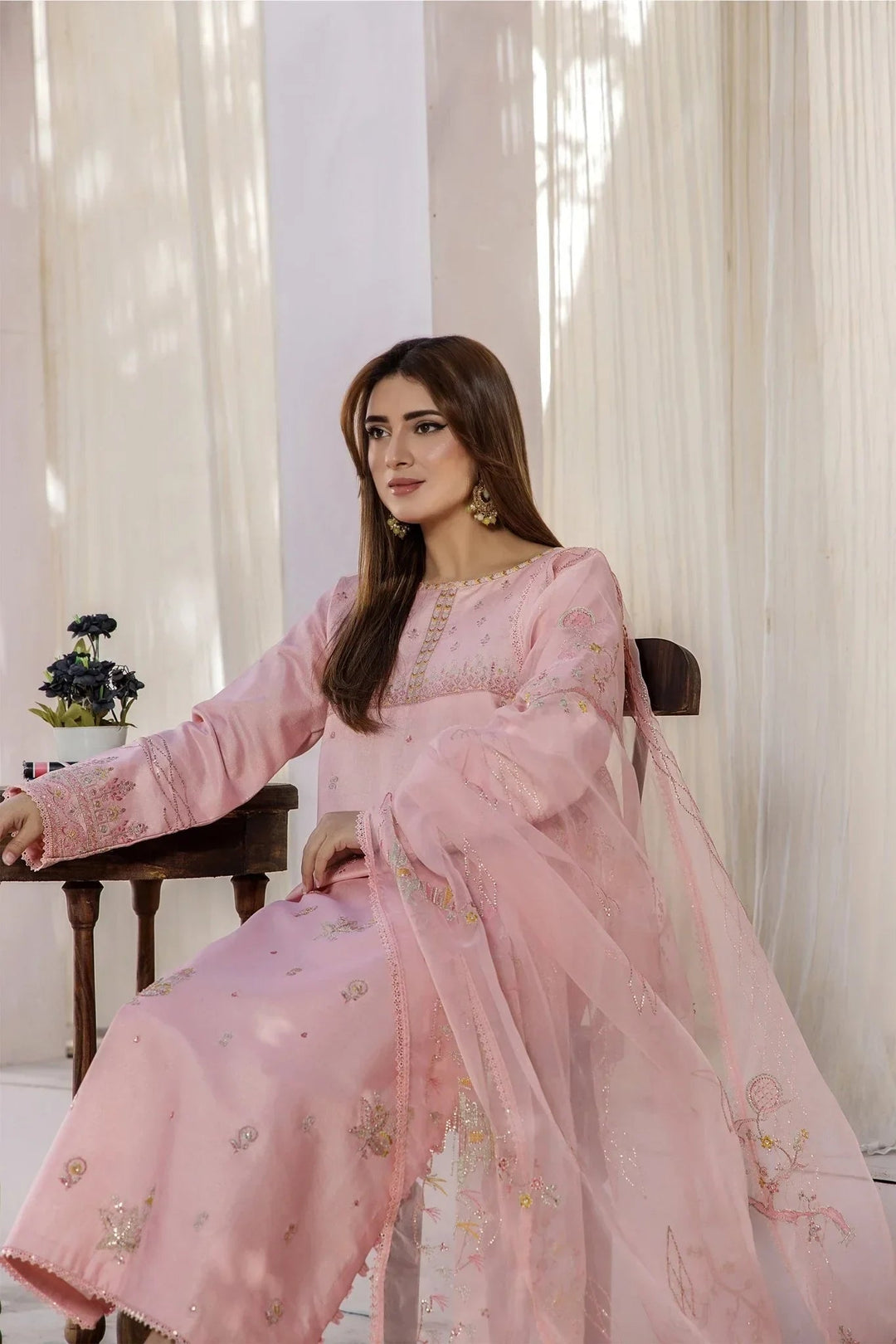 Sohani Rajwani By HM RTW Embroidered Lawn 3 Piece Suit Sea Pearl Festive Collection