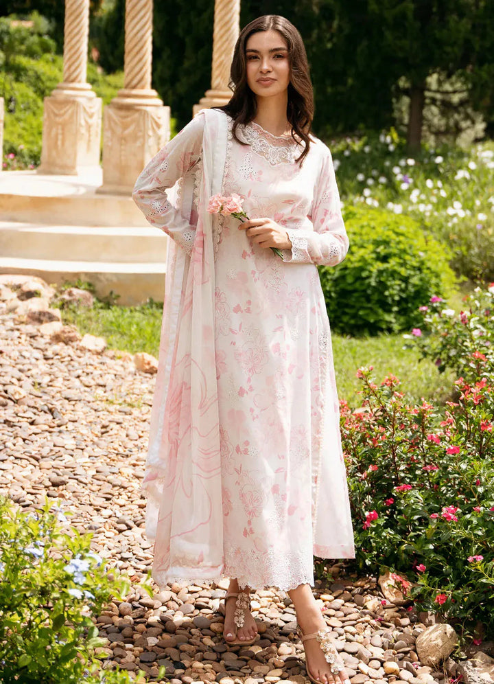 Secret Garden by Izel Embroidered Lawn Suit Unstitched 3 Piece IZL23SG Kerria - Summer Collection
