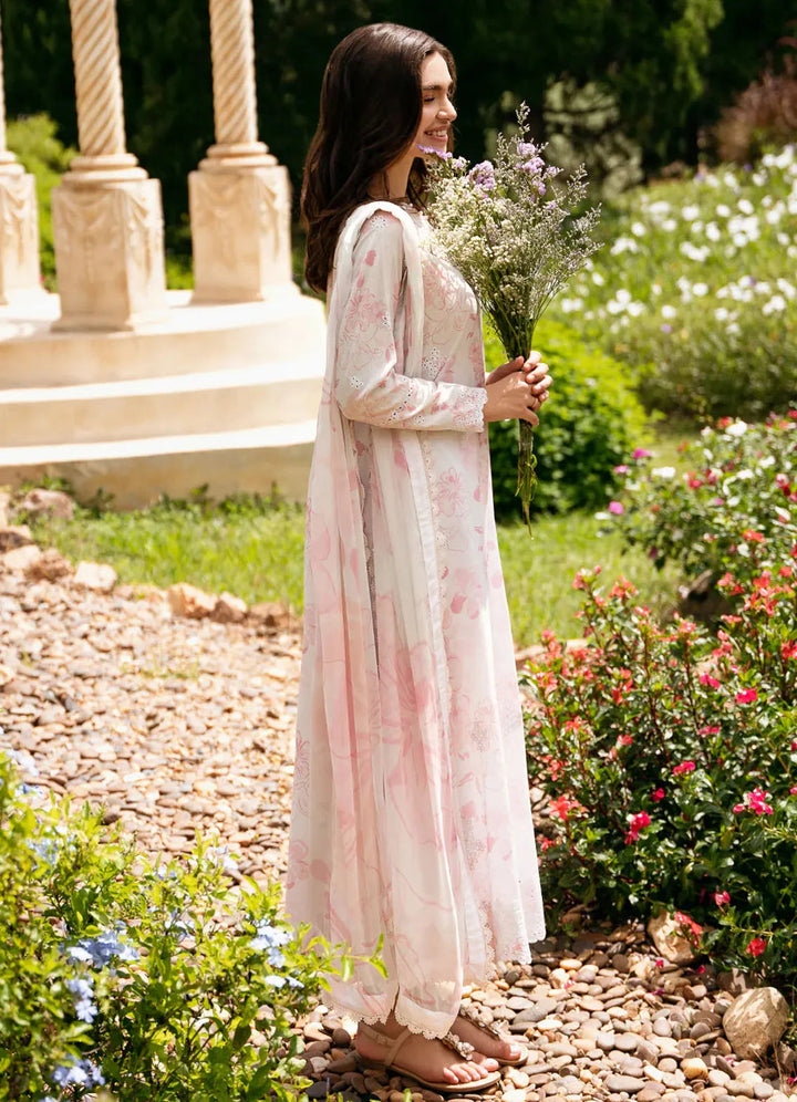 Secret Garden by Izel Embroidered Lawn Suit Unstitched 3 Piece IZL23SG Kerria - Summer Collection