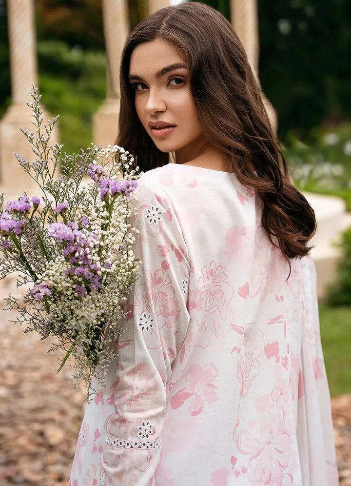 Secret Garden by Izel Embroidered Lawn Suit Unstitched 3 Piece IZL23SG Kerria - Summer Collection