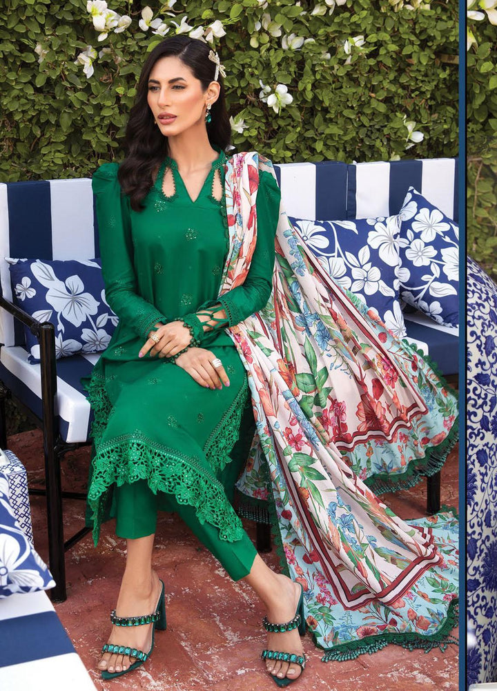 Secret Garden By Maria B Printed Lawn Suits Unstitched 3 Piece MB22SG MPT-1303-A - Spring / Summer Collection