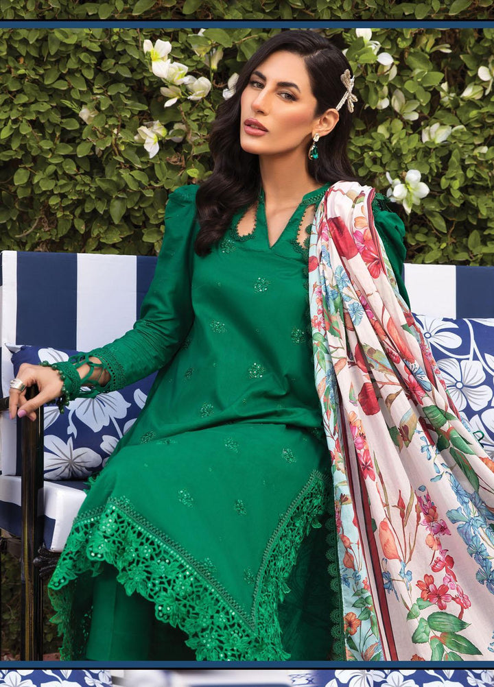 Secret Garden By Maria B Printed Lawn Suits Unstitched 3 Piece MB22SG MPT-1303-A - Spring / Summer Collection