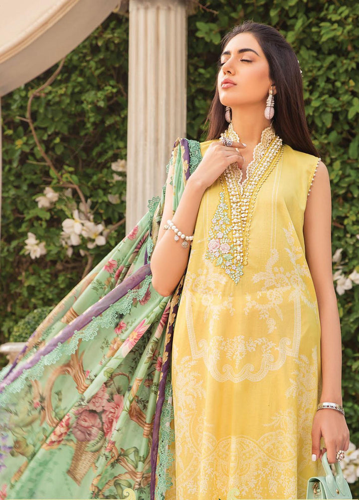 Secret Garden By Maria B Printed Lawn Suits Unstitched 3 Piece MB22SG MPT-1305-A - Spring / Summer Collection