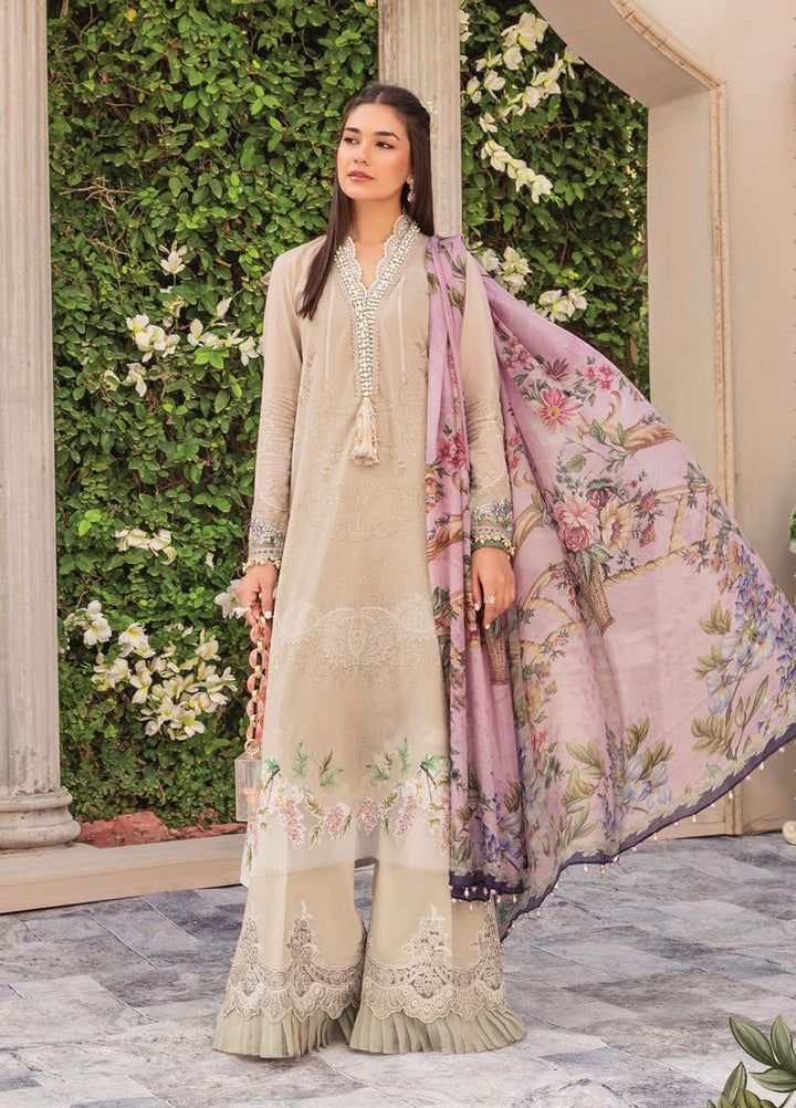 Secret Garden By Maria B Printed Lawn Suits Unstitched 3 Piece MB22SG MPT-1305-B - Spring / Summer Collection