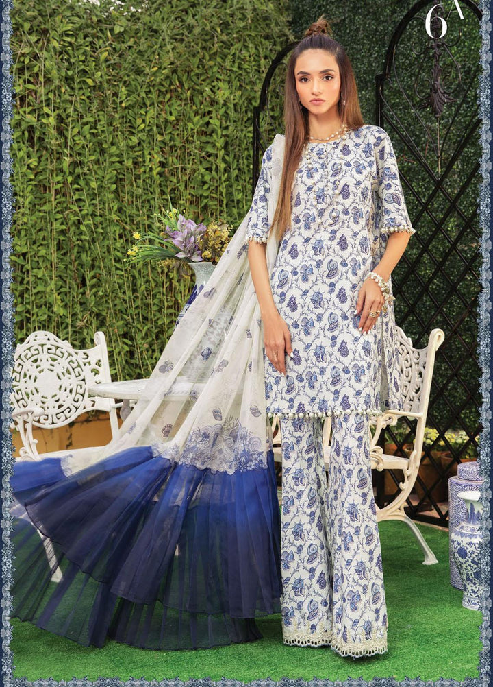Secret Garden By Maria B Printed Lawn Suits Unstitched 3 Piece MB22SG MPT-1306-A - Spring / Summer Collection
