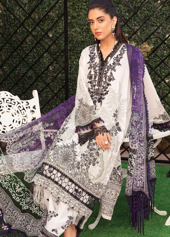 Secret Garden By Maria B Printed Lawn Suits Unstitched 3 Piece MB22SG MPT-1307-A - Spring / Summer Collection
