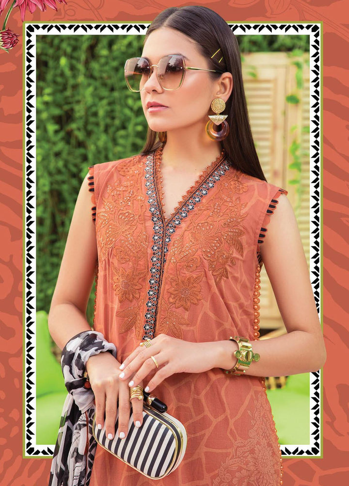 Secret Garden By Maria B Printed Lawn Suits Unstitched 3 Piece MB22SG MPT-1310-B - Spring / Summer Collection