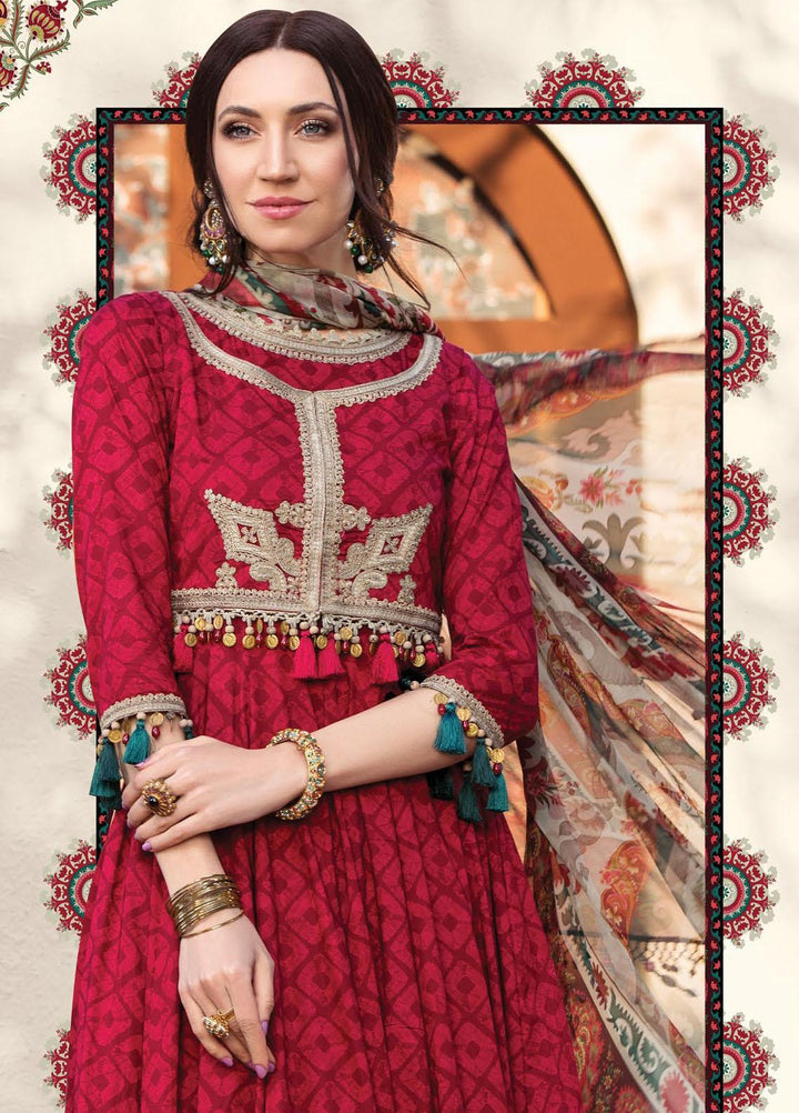Secret Garden By Maria B Printed Lawn Suits Unstitched 3 Piece MB22SG MPT-1311-B - Spring / Summer Collection