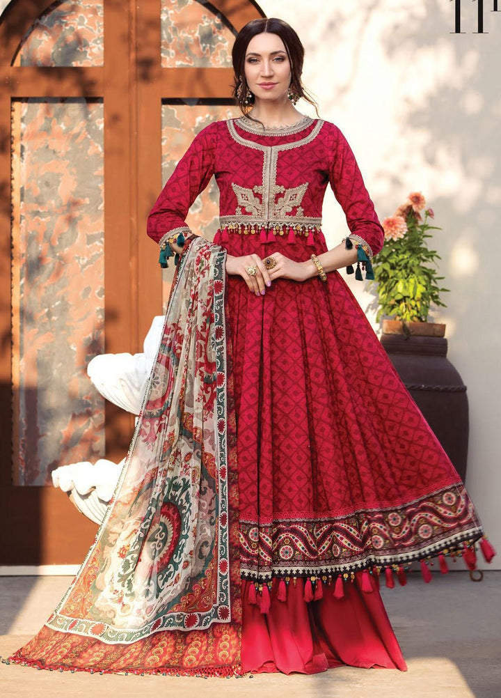 Secret Garden By Maria B Printed Lawn Suits Unstitched 3 Piece MB22SG MPT-1311-B - Spring / Summer Collection