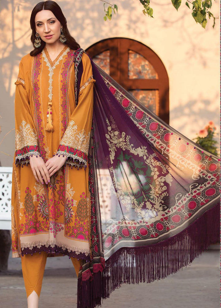 Secret Garden By Maria B Printed Lawn Suits Unstitched 3 Piece MB22SG MPT-1312-B - Spring / Summer Collection