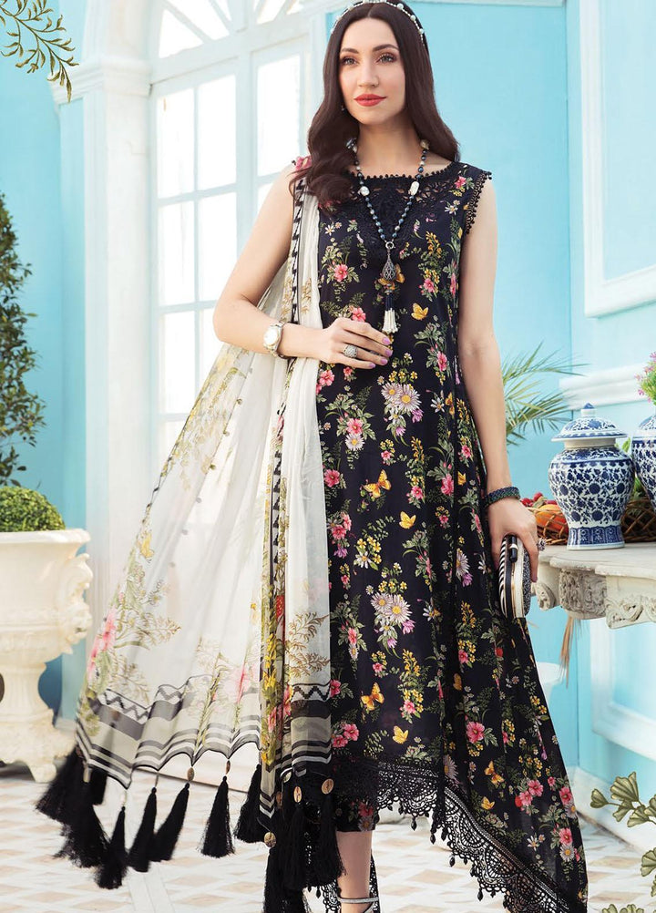 Secret Garden By Maria B Printed Lawn Suits Unstitched 3 Piece MB22SG MPT-1313-B - Spring / Summer Collection