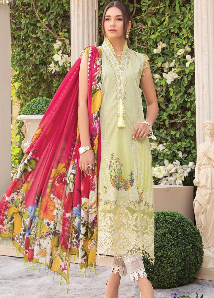 Secret Garden By Maria B Printed Lawn Suits Unstitched 3 Piece MB22SG MPT-1314-A - Spring / Summer Collection