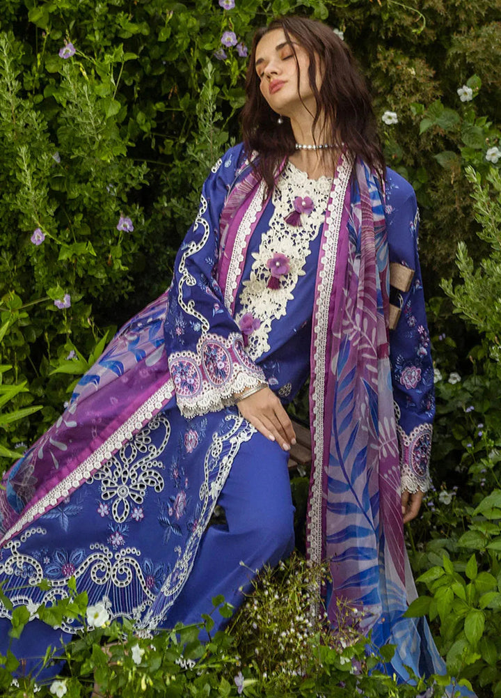 Secret Garden by Mushq Embroidered Lawn Suit Unstitched 3 Piece MQ25SG D-02 A Dreamisy Daisy - Summer Collection