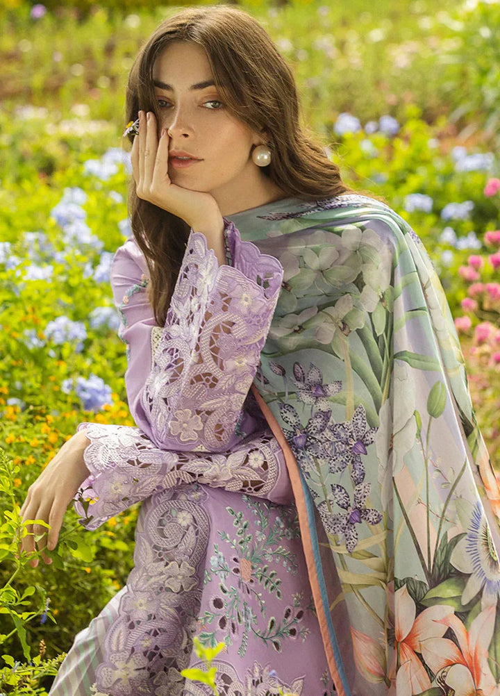 Secret Garden by Mushq Embroidered Lawn Suit Unstitched 3 Piece MQ25SG D-03 A Pixies Blossom - Summer Collection