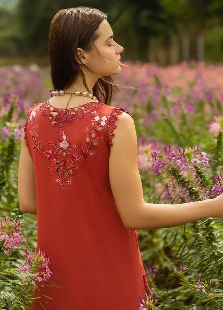 Secret Garden by Mushq Embroidered Lawn Suit Unstitched 3 Piece MQ25SG D-03 B Dewdrop Garden - Summer Collection