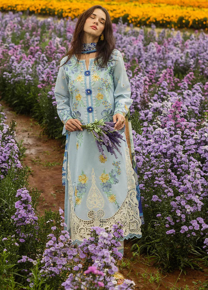 Secret Garden by Mushq Embroidered Lawn Suit Unstitched 3 Piece MQ25SG D-07 A Hidden Oasis - Summer Collection