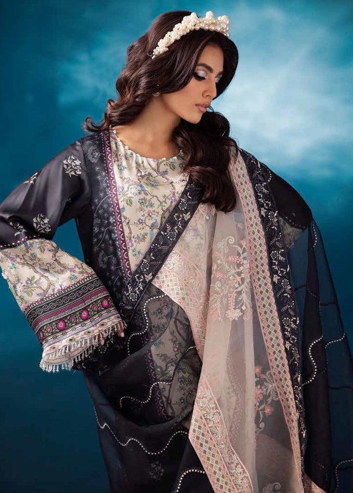 Secretoria By Nureh Embroidered Silk Suits Unstitched 3 Piece NU24SS S-07 Cosmia - Festive Collection