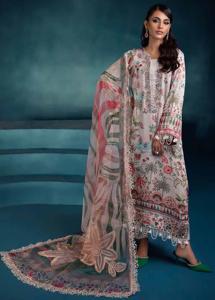 Secretoria By Nureh Embroidered Silk Suits Unstitched 3 Piece NU24SS S-08 Jane - Festive Collection
