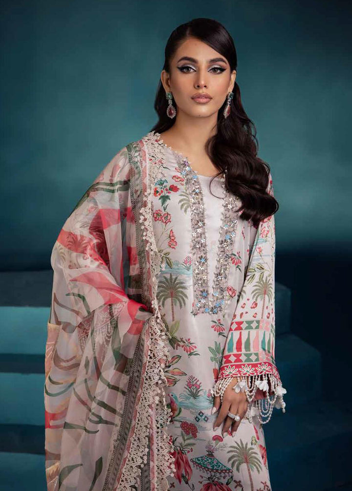 Secretoria By Nureh Embroidered Silk Suits Unstitched 3 Piece NU24SS S-08 Jane - Festive Collection