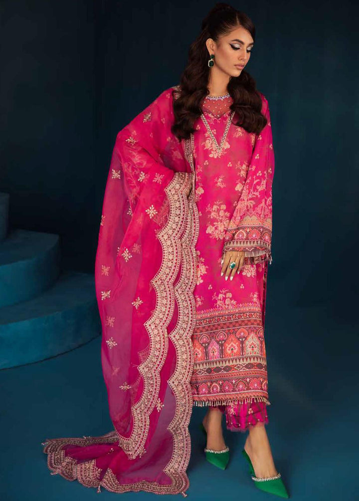 Secretoria By Nureh Embroidered Silk Suits Unstitched 3 Piece NU24SS S-10 Penelope - Festive Collection