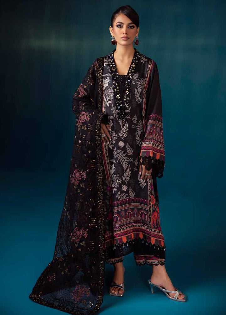 Secretoria By Nureh Embroidered Silk Suits Unstitched 3 Piece NU24SS S-11 Rio - Festive Collection