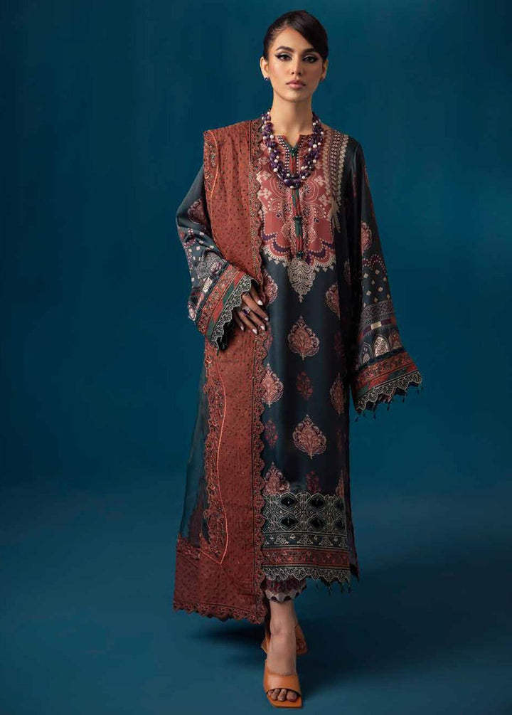 Secretoria By Nureh Embroidered Silk Suits Unstitched 3 Piece NU24SS S-12 Daphne - Festive Collection