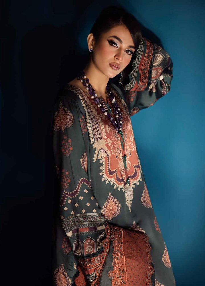 Secretoria By Nureh Embroidered Silk Suits Unstitched 3 Piece NU24SS S-12 Daphne - Festive Collection