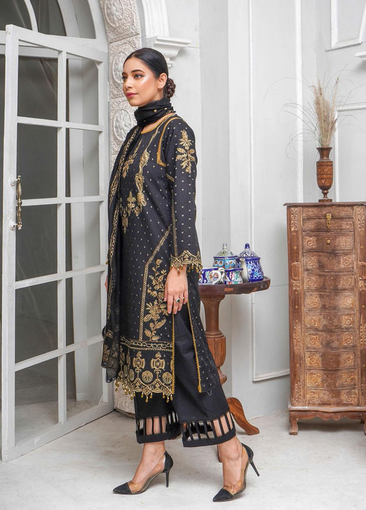 Sehar by Humdum Embroidered Jacquard Suits Unstitched 3 Piece HD22SR D-03 - Festive Collection