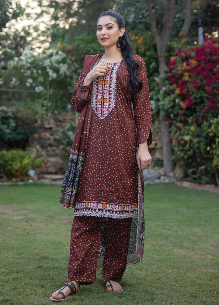 Sehr By Saphron Embroidered Lawn Suits Unstitched 3 Piece SPH23S D-10 - Summer Collection