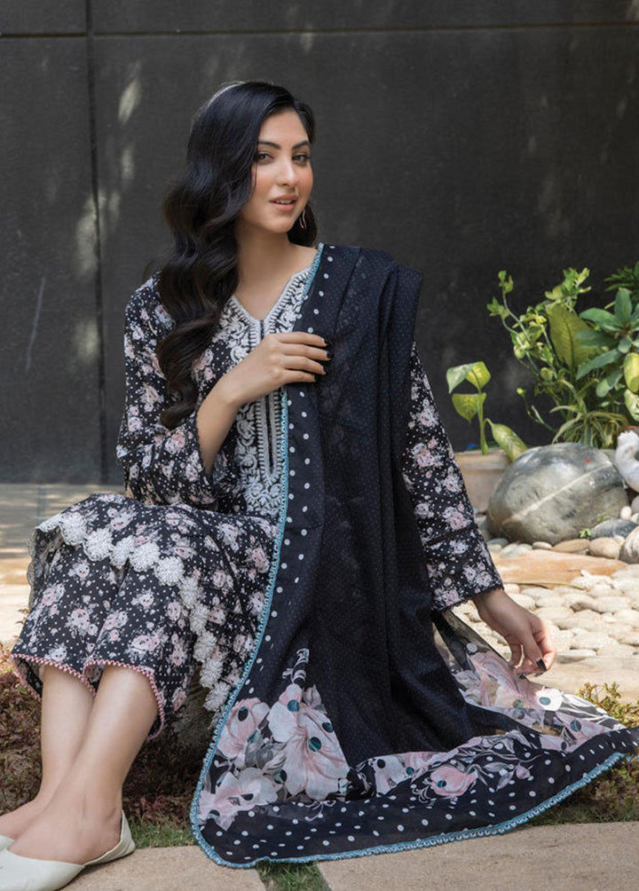 Sehr By Saphron Embroidered Lawn Suits Unstitched 3 Piece SPH23S D-3 - Summer Collection