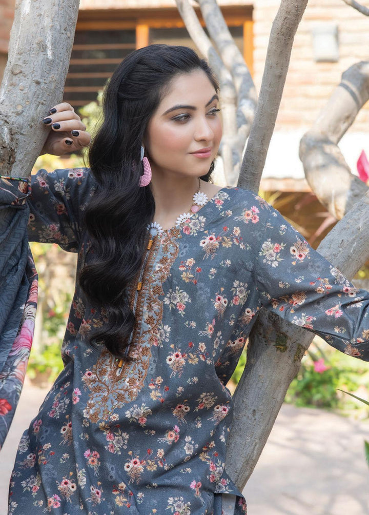 Sehr By Saphron Embroidered Lawn Suits Unstitched 3 Piece SPH23S D-6 - Summer Collection