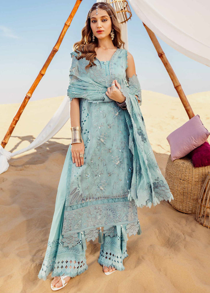 Sehra By Nureh Embroidered Lawn Suits Unstitched 3 Piece NU24SS Aroosh NE-76 - Summer Collection