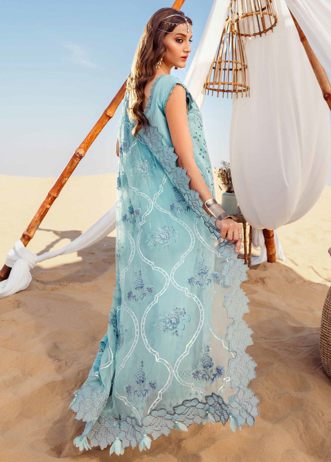 Sehra By Nureh Embroidered Lawn Suits Unstitched 3 Piece NU24SS Aroosh NE-76 - Summer Collection