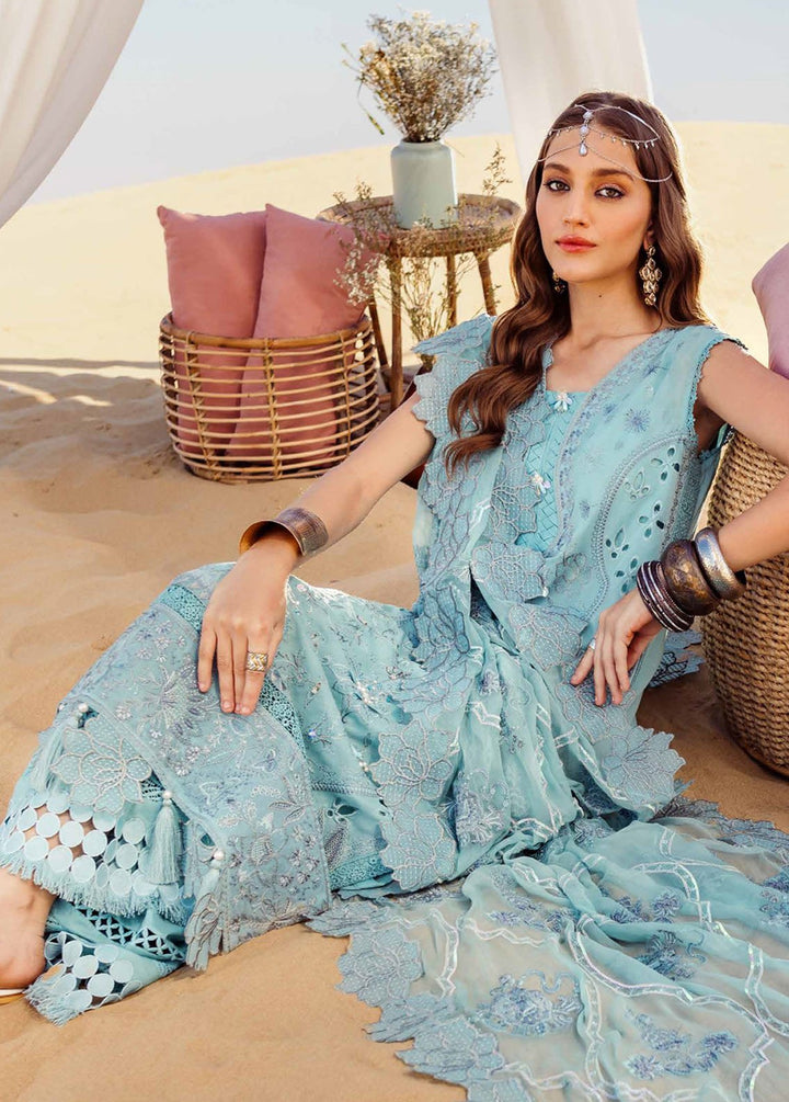Sehra By Nureh Embroidered Lawn Suits Unstitched 3 Piece NU24SS Aroosh NE-76 - Summer Collection