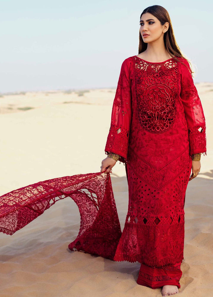 Sehra By Nureh Embroidered Lawn Suits Unstitched 3 Piece NU24SS Aurora NE-79 - Summer Collection