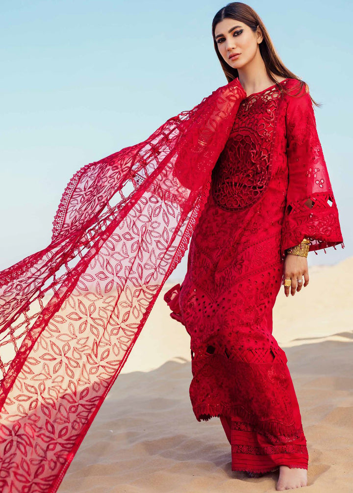 Sehra By Nureh Embroidered Lawn Suits Unstitched 3 Piece NU24SS Aurora NE-79 - Summer Collection