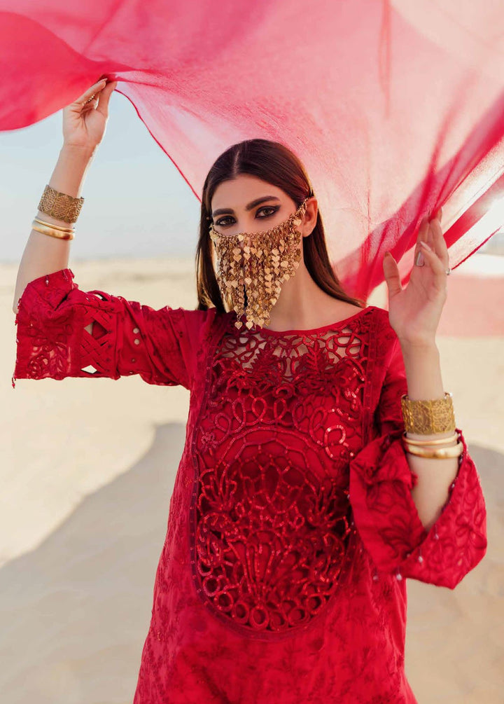 Sehra By Nureh Embroidered Lawn Suits Unstitched 3 Piece NU24SS Aurora NE-79 - Summer Collection