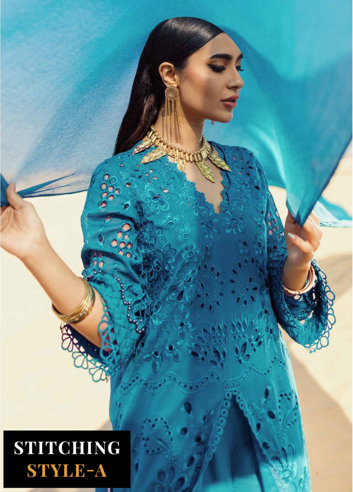 Sehra By Nureh Embroidered Lawn Suits Unstitched 3 Piece NU24SS Bosco NE-78 - Summer Collection