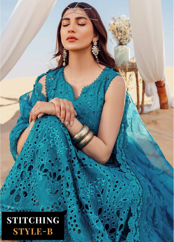 Sehra By Nureh Embroidered Lawn Suits Unstitched 3 Piece NU24SS Bosco NE-78 - Summer Collection