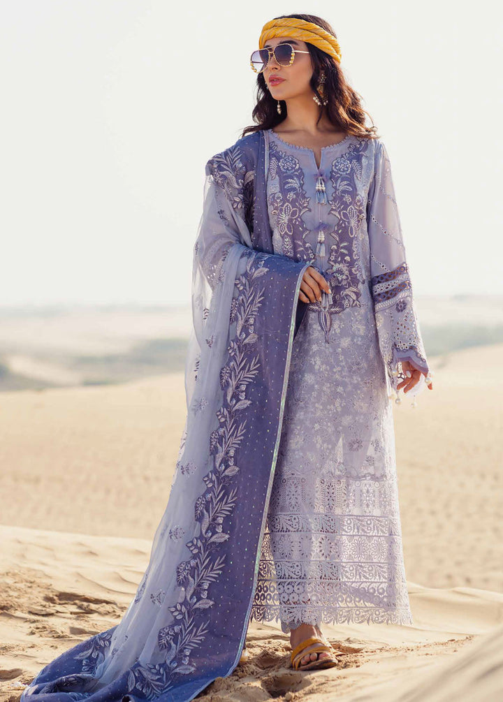 Sehra By Nureh Embroidered Lawn Suits Unstitched 3 Piece NU24SS Cameo NE-80 - Summer Collection