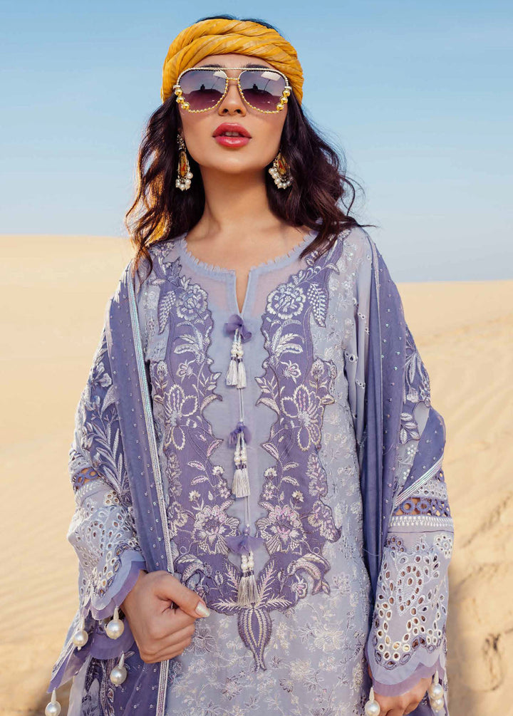 Sehra By Nureh Embroidered Lawn Suits Unstitched 3 Piece NU24SS Cameo NE-80 - Summer Collection