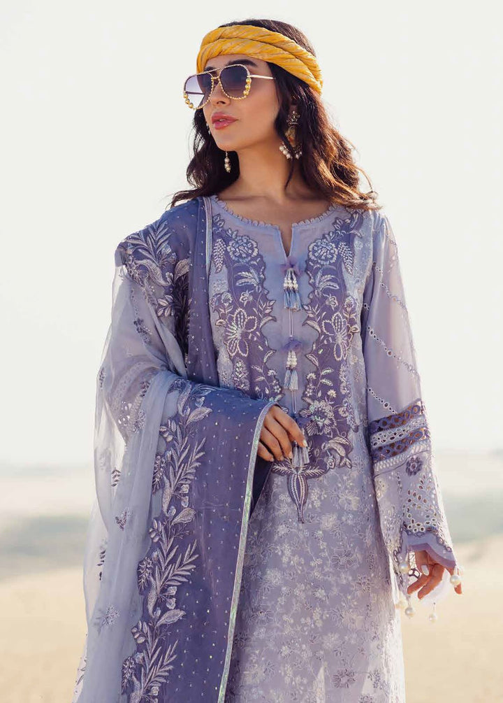 Sehra By Nureh Embroidered Lawn Suits Unstitched 3 Piece NU24SS Cameo NE-80 - Summer Collection