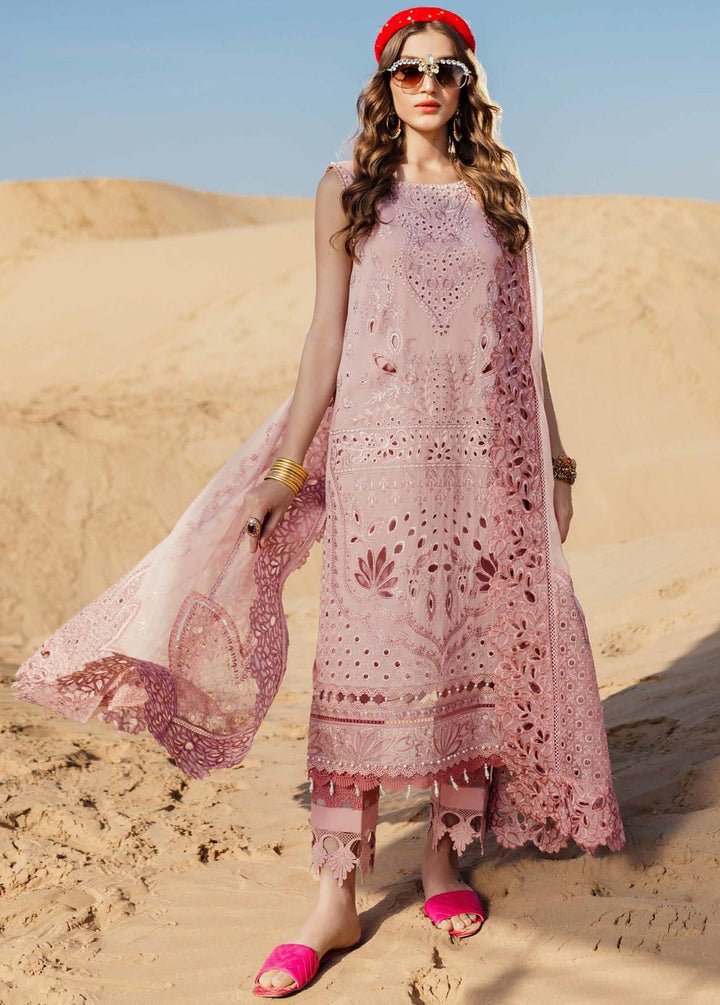 Sehra By Nureh Embroidered Lawn Suits Unstitched 3 Piece NU24SS Carnival NE-73 - Summer Collection