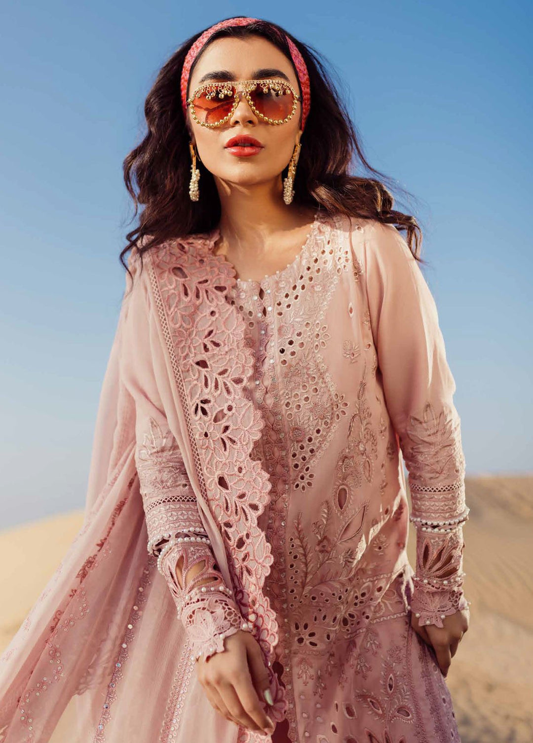 Sehra By Nureh Embroidered Lawn Suits Unstitched 3 Piece NU24SS Carnival NE-73 - Summer Collection